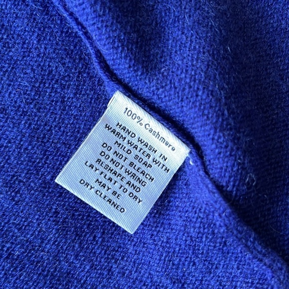 NWT Claudia Nichole Cashmere Open Royal Blue/Purple Cardigan - Picture 7 of 9